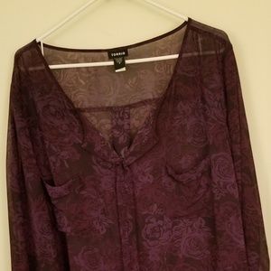 Torrid 3x sheer blouse